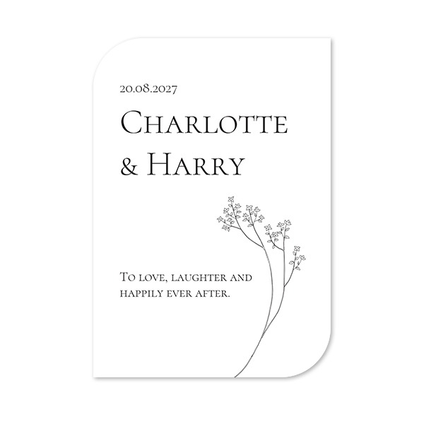 Single Card Half Rounded Vertical 10 x 14,3 cm Single Card Half Rounded Vertical 10 x 14,3 cm