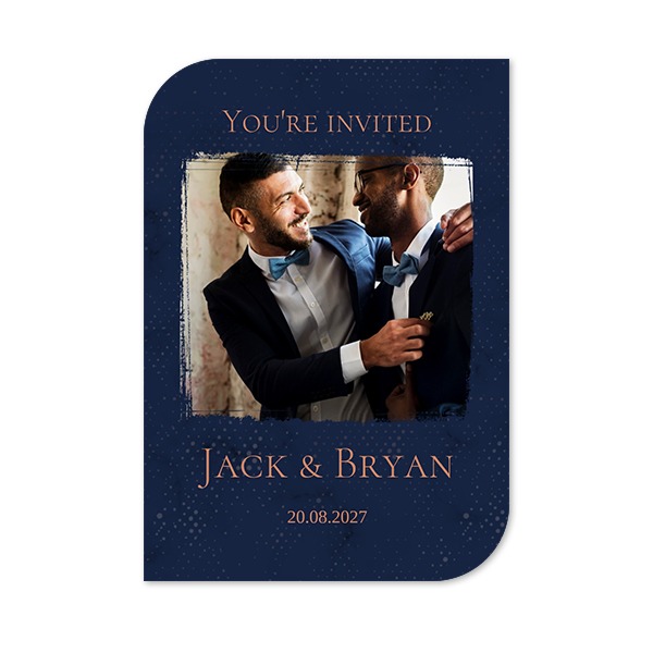 Single Card Half Rounded Vertical 10 x 14,3 cm Single Card Half Rounded Vertical 10 x 14,3 cm