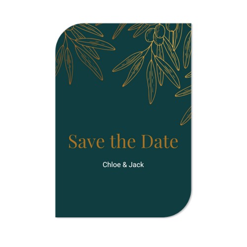 Faire-part 1 Bords ronds diagonale portrait 10 x 14,3 cm Faire-part 1 Bords ronds diagonale portrait 10 x 14,3 cm