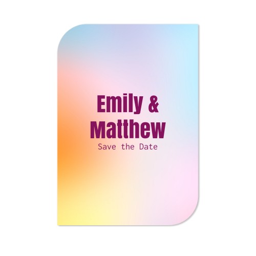 Holographic Bold Typo - Text Only