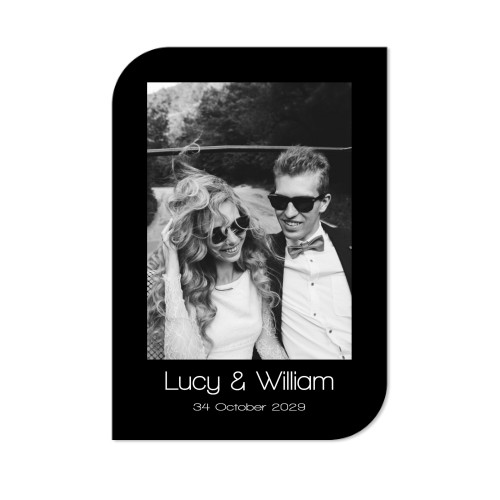 Fotokaart vleugel staand 10 x 14,3 cm