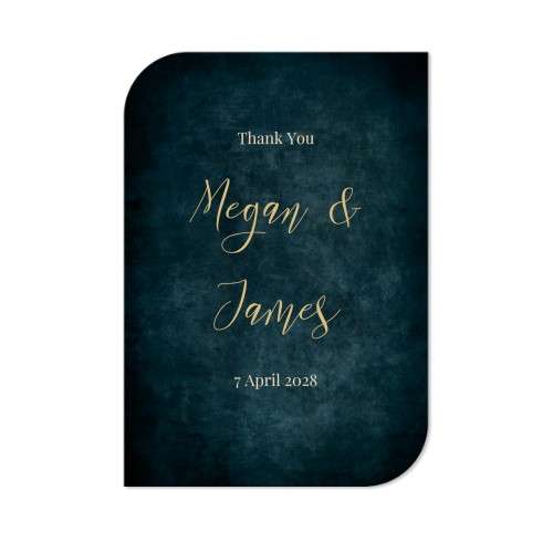 Single Card Half Rounded Vertical 10 x 14,3 cm