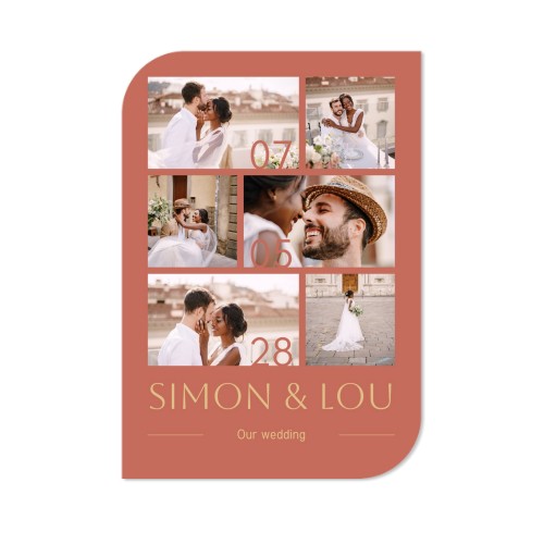 Enkla Fotokort vinge stående 10 x 14,3 cm