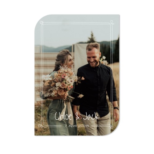 Single Card Half Rounded Vertical 10 x 14,3 cm