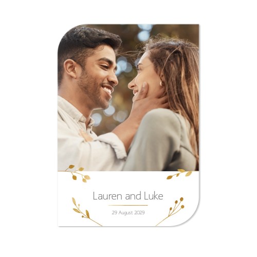 Single Card Half Rounded Vertical 10 x 14,3 cm