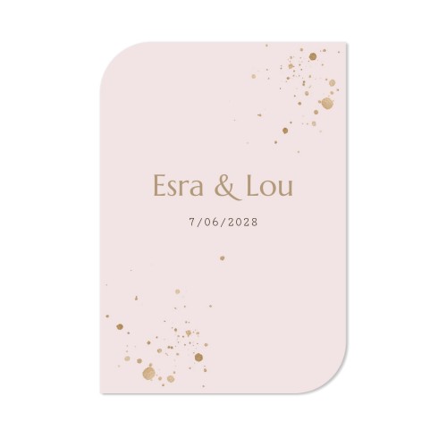Single Card Half Rounded Vertical 10 x 14,3 cm