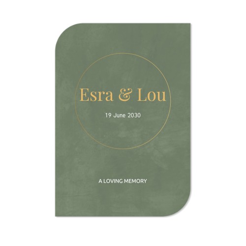 Single Card Half Rounded Vertical 10 x 14,3 cm Single Card Half Rounded Vertical 10 x 14,3 cm