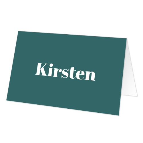 Folded place cards - set of 12