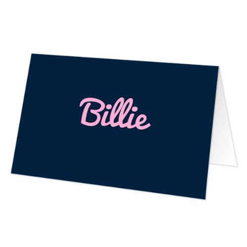 Folded place cards - set of 12