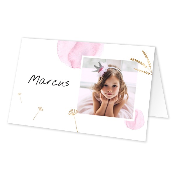 Folded place cards - set of 12