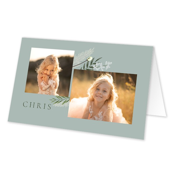 Folded place cards - set of 12 Folded place cards - set of 12