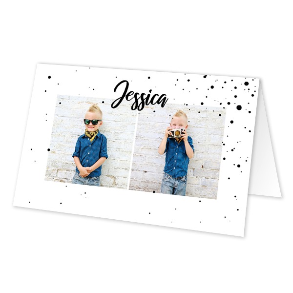 Folded place cards - set of 12 Folded place cards - set of 12