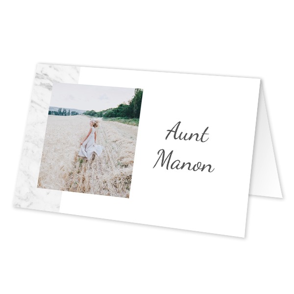 Folded place cards - set of 12 Folded place cards - set of 12
