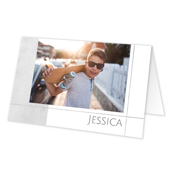 Folded place cards - set of 12