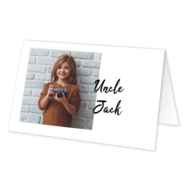Folded place cards - set of 12 Folded place cards - set of 12