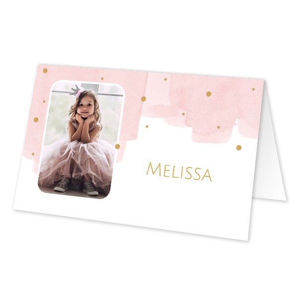 Folded place cards - set of 12