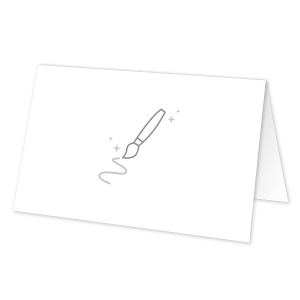 Folded place cards - set of 12 Folded place cards - set of 12