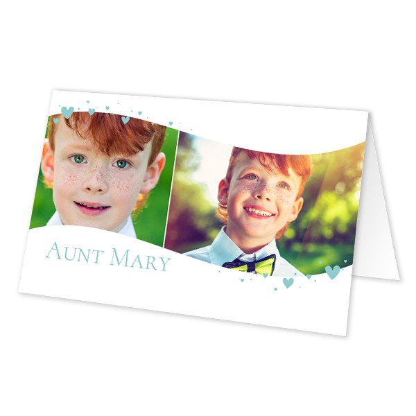 Folded place cards - set of 12 Folded place cards - set of 12