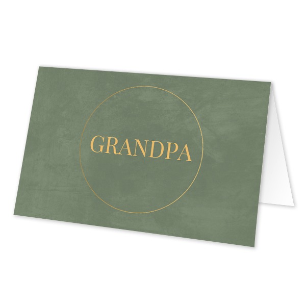 Folded place cards - set of 12 Folded place cards - set of 12