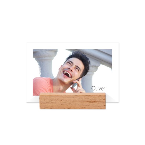 Marque-place avec support en bois - Lot de 12 Marque-place avec support en bois - Lot de 12