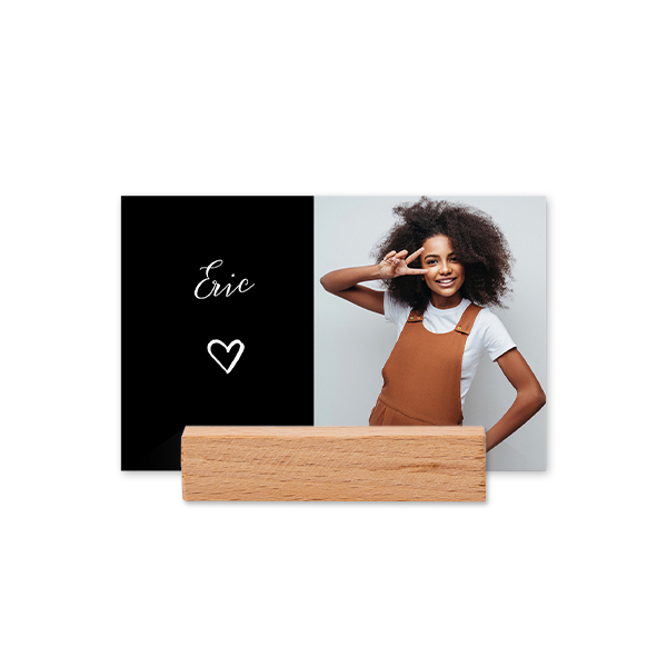 Place cards in wooden block - set of 12 Place cards in wooden block - set of 12