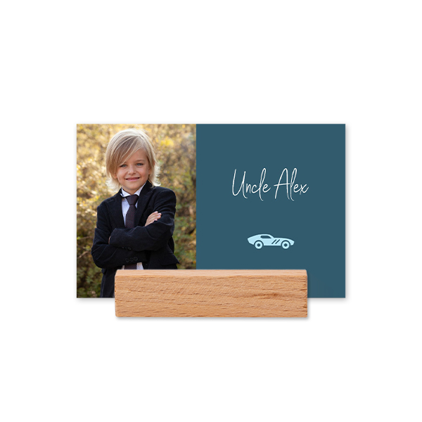 Marque-place avec support en bois - Lot de 12 Marque-place avec support en bois - Lot de 12