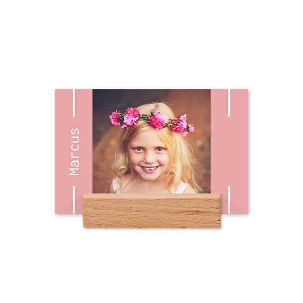 Place cards in wooden block - set of 12 Place cards in wooden block - set of 12