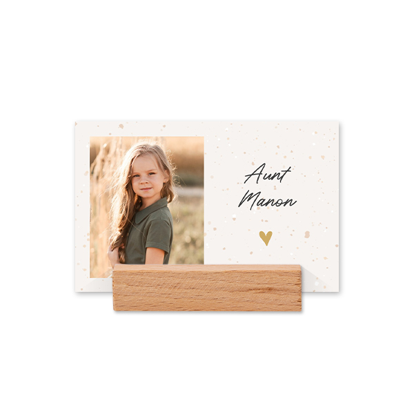Place cards in wooden block - set of 12 Place cards in wooden block - set of 12