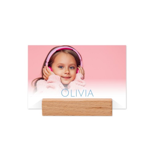 Marque-place avec support en bois - Lot de 12