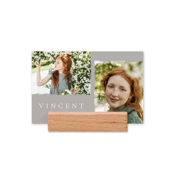 Place cards in wooden block - set of 12 Place cards in wooden block - set of 12