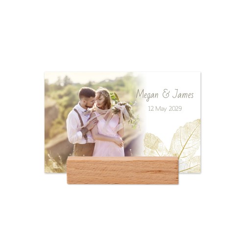 Set Tischkarten mit Holzaufsteller - 12 Stk. Set Tischkarten mit Holzaufsteller - 12 Stk.