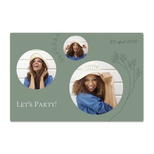 Faire part mariage champetre