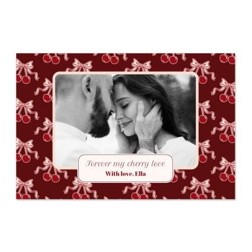 Vintage Cherry Love Text - Only Vintage Cherry Love Text - Only