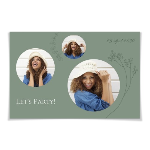 Faire part mariage champetre