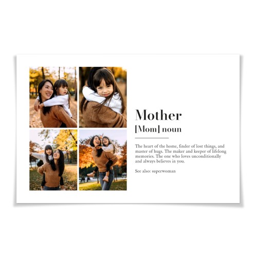 Dictionary Definition with 4 photos