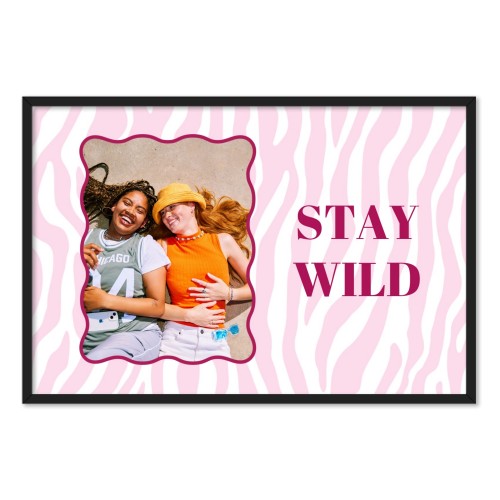 Zebra Swirly Frame Zebra Swirly Frame