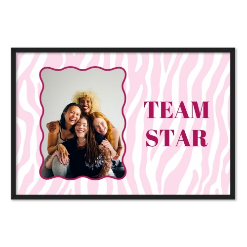 Zebra Swirly Frame Zebra Swirly Frame