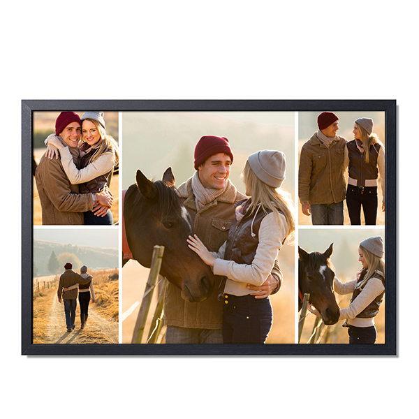 Inramad poster 20 x 30 cm Svart