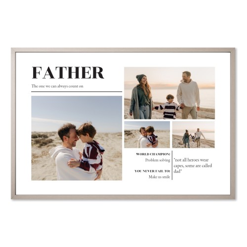 Framed Collage Poster 20 x 30 cm Taupe Framed Collage Poster 20 x 30 cm Taupe