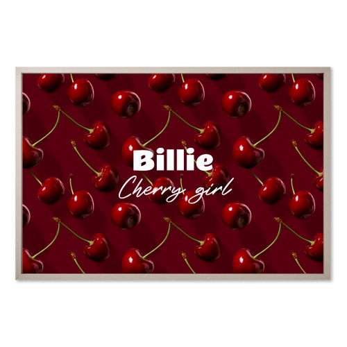 Cherry Coded Pattern Text - Only