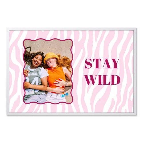 Poster in lijst 20 x 30 cm Wit