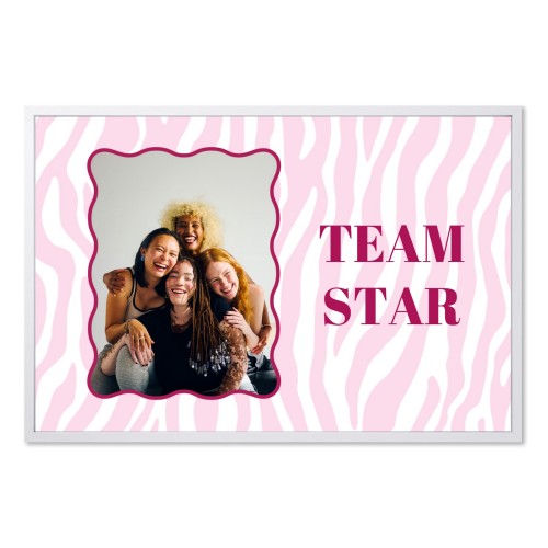 Framed Collage Poster 20 x 30 cm White