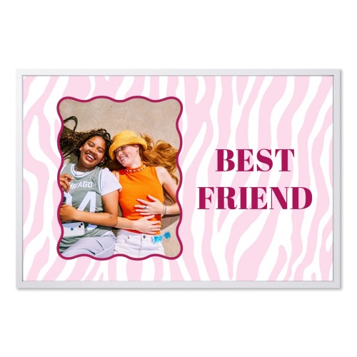 Poster in lijst 20 x 30 cm Wit