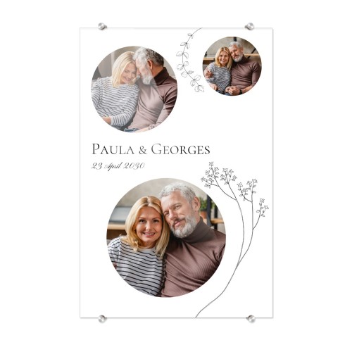 Faire part mariage champetre