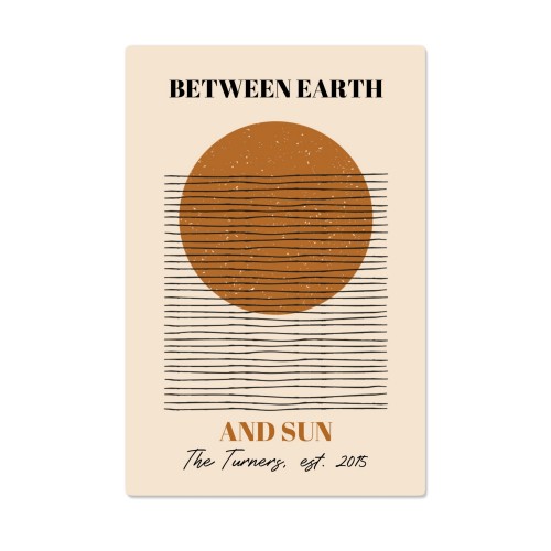 Terracotta Sunscape - Text Only