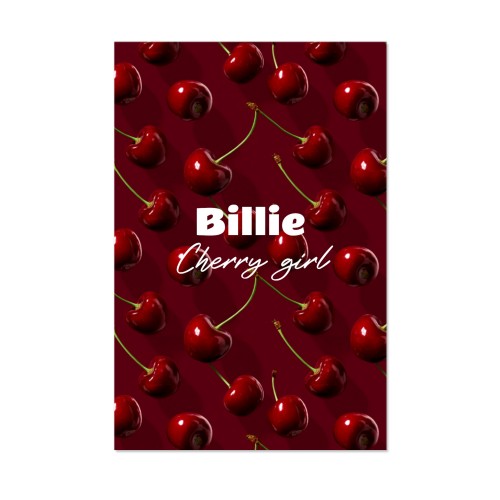 Cherry Coded Pattern Text - Only