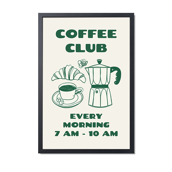 Innrammet poster 20 x 30 cm Svart Innrammet poster 20 x 30 cm Svart