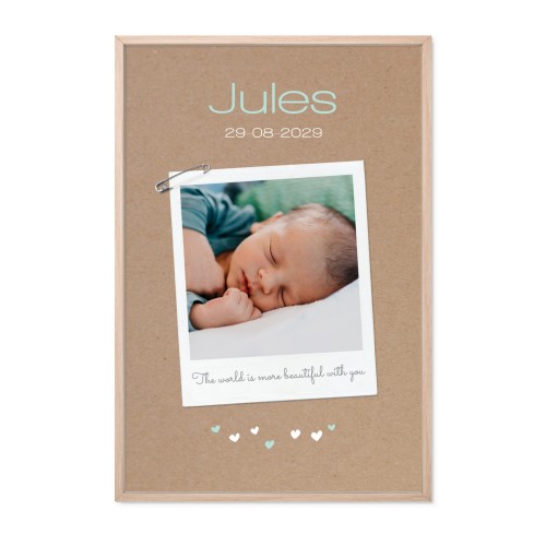 Foto-Collage mit Rahmen 20 x 30 cm Braun 