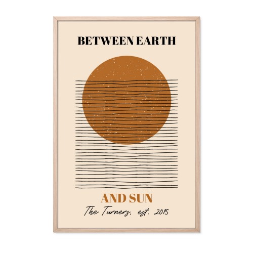 Terracotta Sunscape - Text Only