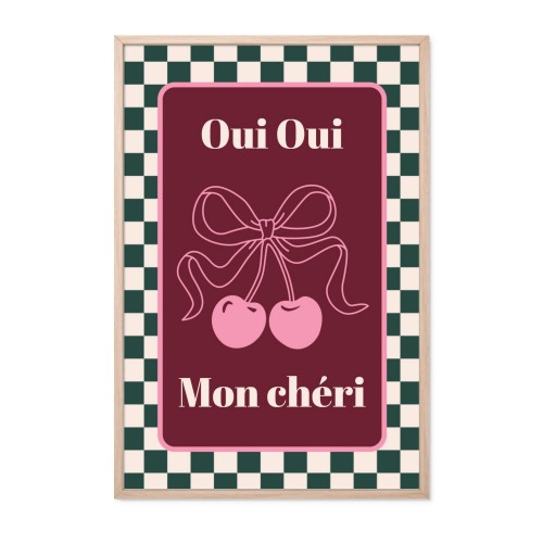 Checker Cherie Mood Text - Only